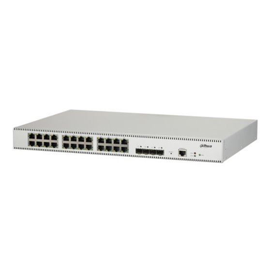 (DH-SG5028X) DAHUA SWITCH 24 PUERTOS GIGABIT + 4 UPLINK GIGABIT SFP MANAGEDL2+