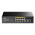 GS1010P switch Gigabit Ethernet (10/100/1000) Energía sobre Ethernet (PoE) Montaje en pared/escritorio Negro
