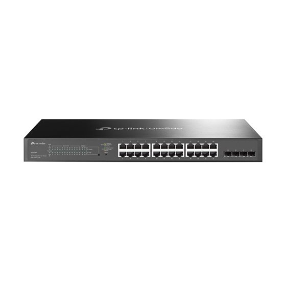 Omada TL-SG2428P Gestionado L2/L2+ Gigabit Ethernet (10/100/1000) Energía sobre Ethernet (PoE) 1U Negro