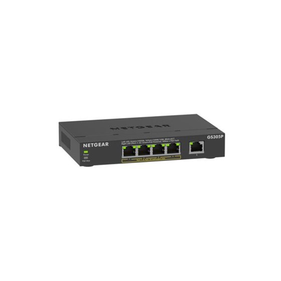 GS305Pv3 No administrado Gigabit Ethernet (10/100/1000) Energía sobre Ethernet (PoE) Negro