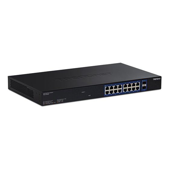 18-PORT MULTI-GIG WEB SMART - Switch Gestionado 2.5G Ethernet (100/1000/2500) 1U Negro