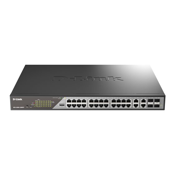 DSS-200G-28MPP switch Gestionado L2 Gigabit Ethernet (10/100/1000) Energía sobre Ethernet (PoE) 1U Gris