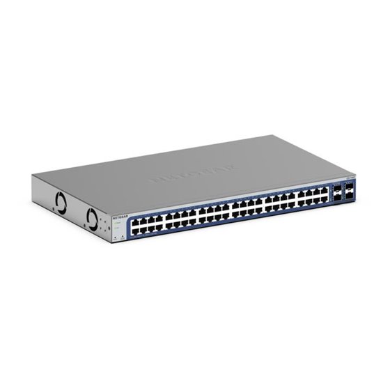 GS748Tv6 Gestionado L2/L3/L4 Gigabit Ethernet (10/100/1000) Negro, Gris