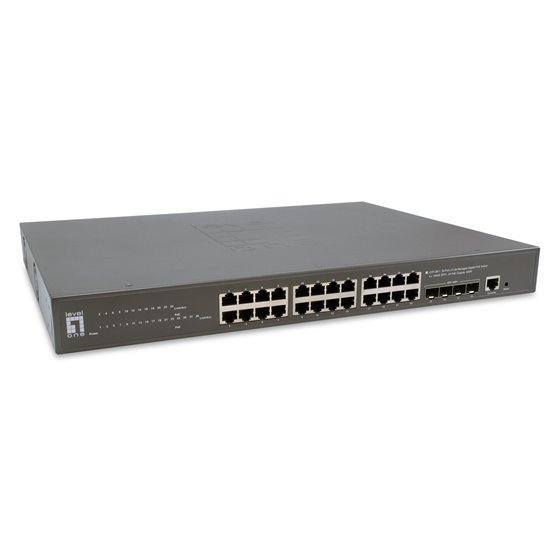 GTP-2871 switch Gestionado L3 Gigabit Ethernet (10/100/1000) Energía sobre Ethernet (PoE) Gris