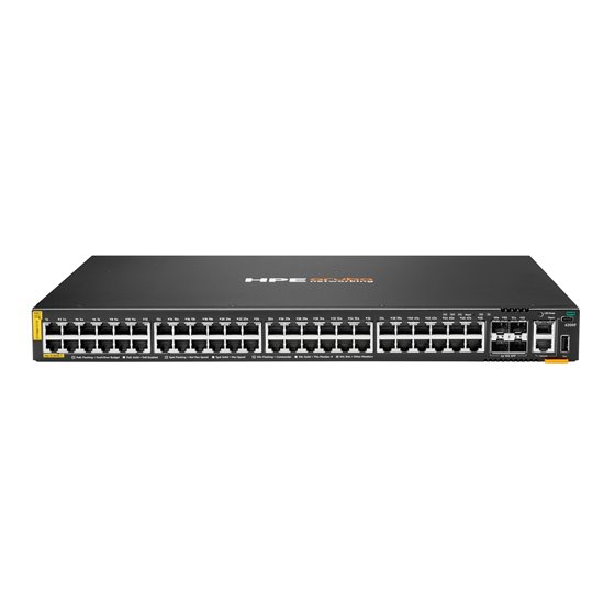 Aruba Networking CX 6200F 48G Class-4 PoE 4SFP+ 740W Switch