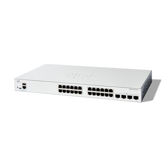 C1300-24T-4G switch Gestionado L2/L3 Gigabit Ethernet (10/100/1000) Blanco