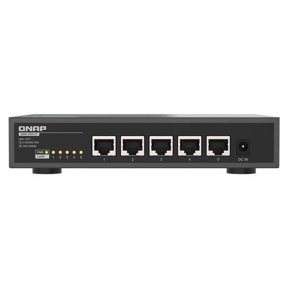 QSW-3205-5T switch No administrado 10G Ethernet (100/1000/10000) Escritorio Negro