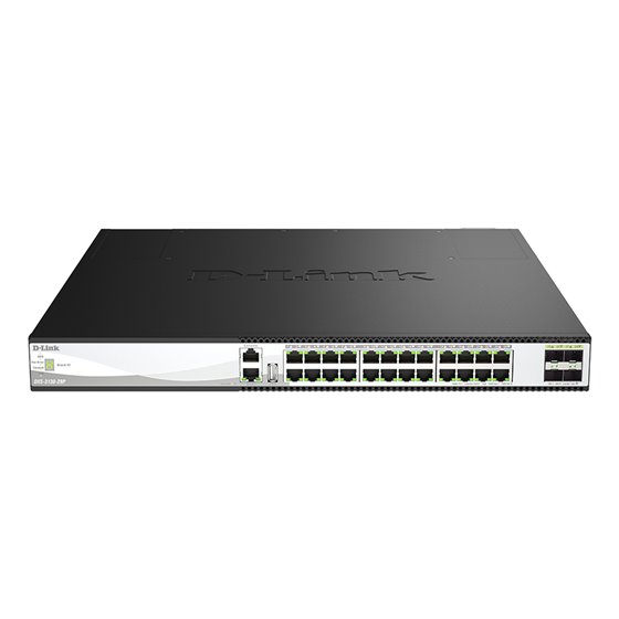 DXS-3130-28P Gestionado L3 10G Ethernet (100/1000/10000) Energía sobre Ethernet (PoE) Negro, Gris