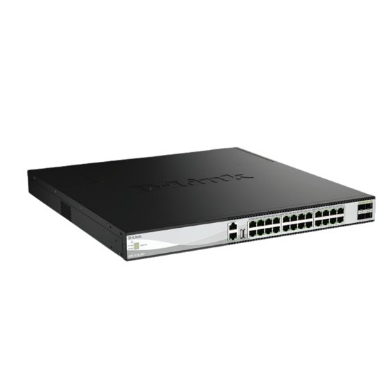 DXS-3130-28P switch Gestionado L3 10G Ethernet (100/1000/10000) Energía sobre Ethernet (PoE) Negro