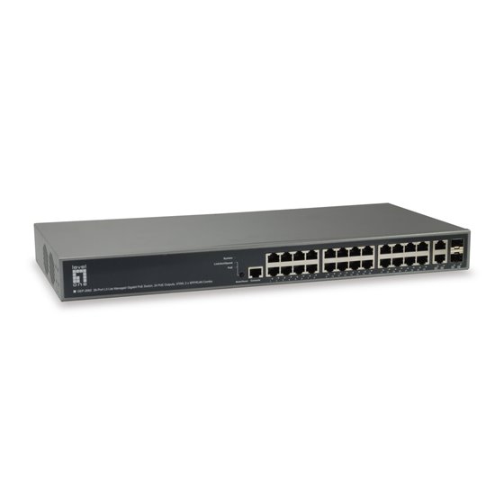 GEP-2682 switch Gestionado L3 Gigabit Ethernet (10/100/1000) Energía sobre Ethernet (PoE)