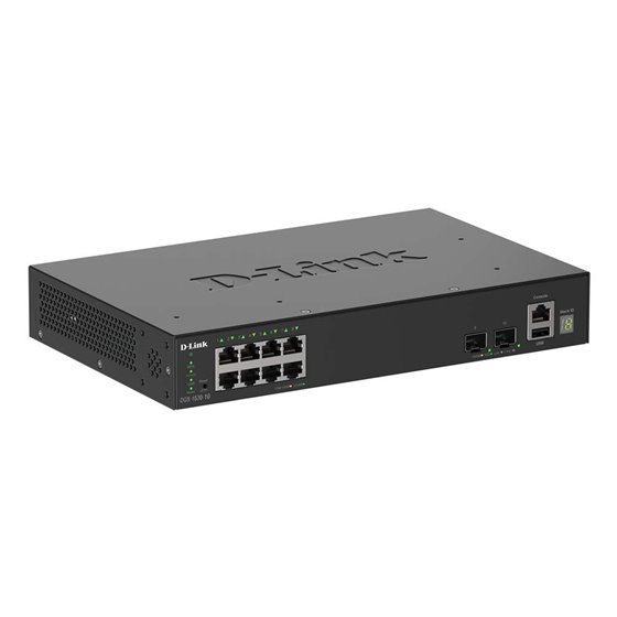 DGS-1530-10 Gestionado L2 Gigabit Ethernet (10/100/1000) Negro