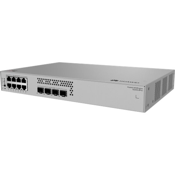 HUAWEI DATA COMMUNICATION,S220S 8P4J,S220S 8P4J,S220S 8P4J 8 10 100 1000BASE T PORTS 128 W POE , 4 2.5GE SFP PORTS, BUILT IN AC 