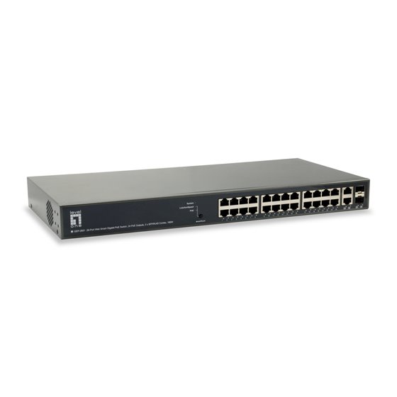 GEP-2651 switch Gestionado L3 Gigabit Ethernet (10/100/1000) Energía sobre Ethernet (PoE) Negro
