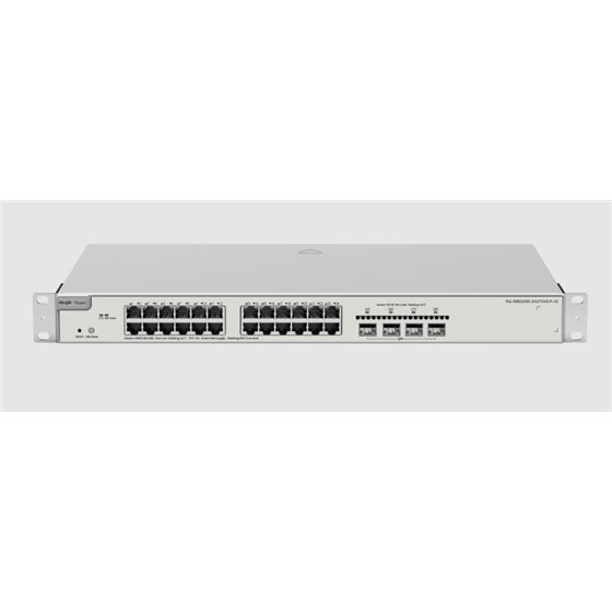RG-NBS3200-24GT4XS-P-V2 switch Gestionado L2+ Gigabit Ethernet (10/100/1000) Energía sobre Ethernet (PoE) Gris