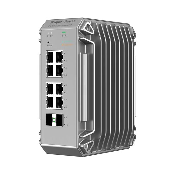 RG-NIS3100-8GT2SFP-HP switch Gestionado L2 Gigabit Ethernet (10/100/1000) Energía sobre Ethernet (PoE) Gris