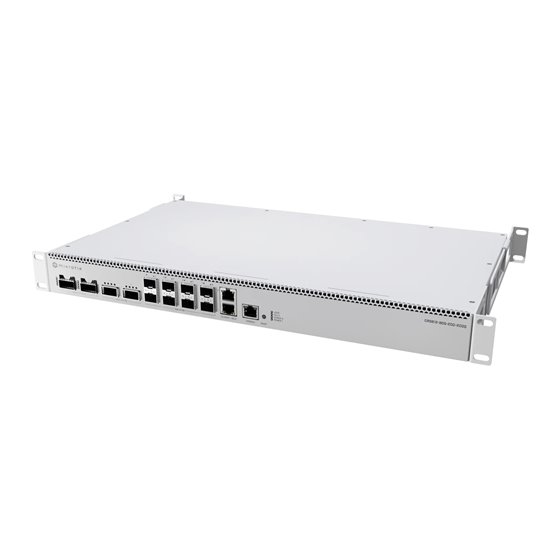 CRS812 DDQ 10G Ethernet (100/1000/10000)