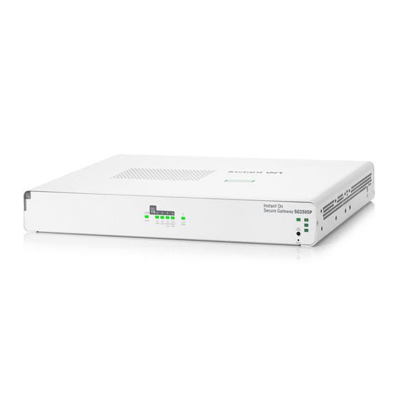 Networking Instant On Secure SG2505P pasarel y controlador 10, 100, 1000, 2500 Mbit/s