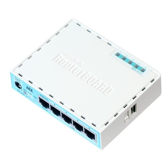 RB750GR3 router Gigabit Ethernet Turquesa, Blanco