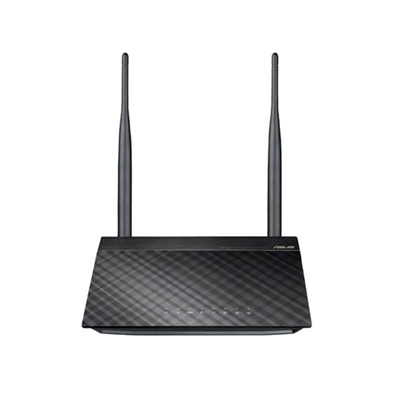 RT-N12E C1 N300 router inalámbrico Ethernet rápido Banda única (2,4 GHz) Negro, Metálico