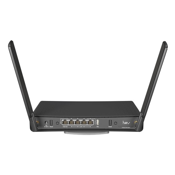 hAP ac³ router inalámbrico Gigabit Ethernet Doble banda (2,4 GHz / 5 GHz) Negro