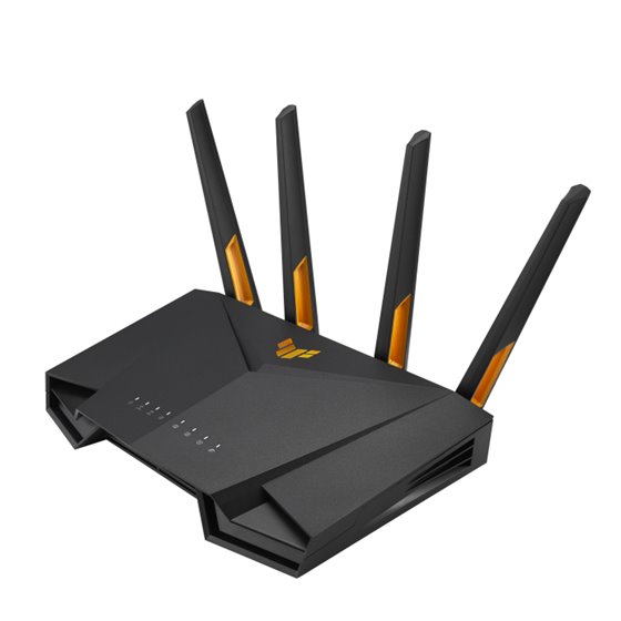 TUF Gaming AX3000 V2 router inalámbrico Gigabit Ethernet Doble banda (2,4 GHz / 5 GHz) Negro, Naranja