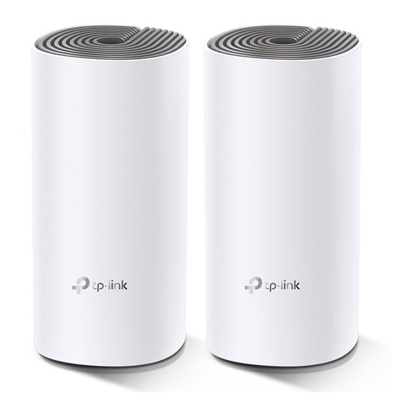 Deco E4 (2-pack) Doble banda (2,4 GHz / 5 GHz) Wi-Fi 5 (802.11ac) Blanco, Gris Interno
