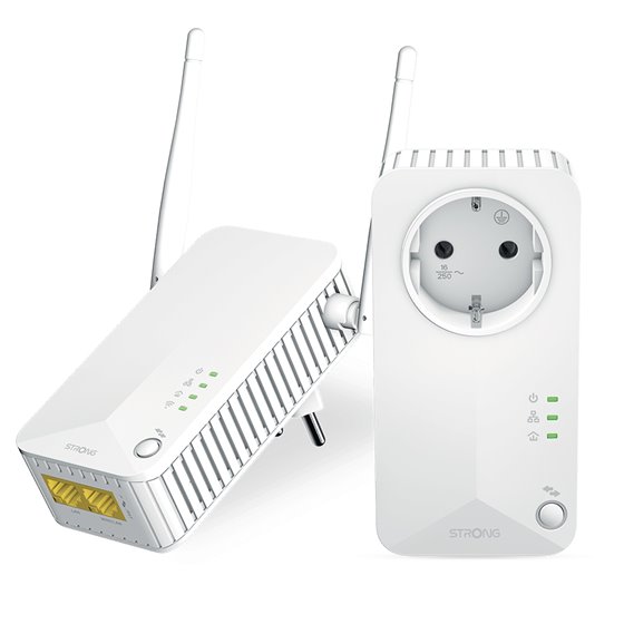 Powerline Wi-Fi 600 Kit 600 Mbit/s Ethernet Wifi Blanco