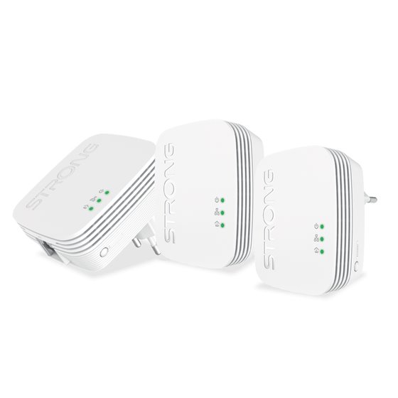 Powerline 600 Triple Pack Mini 600 Mbit/s Ethernet Blanco 3 pieza(s)