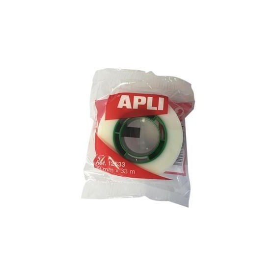 Cinta Adhesiva Invisible APLI 33 m. x 19 mm.