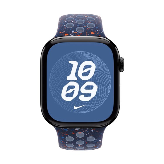 Nike Sport Band Grupo de rock Azul Aluminio, Fluoroelastómero