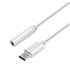 Conversor USB-C a audio estilo Apple, USB-C/M-Jack 3.5/H, Blanco, 15 cm