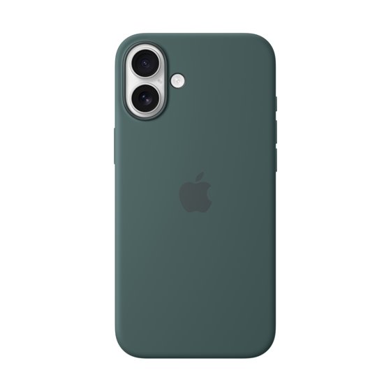 Funda de silicona con MagSafe para el iPhone 16 Plus - Verde lago