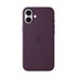 Funda de silicona con MagSafe para el iPhone 16 Plus - Ciruela