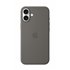 Funda de silicona con MagSafe para el iPhone 16 Plus - Gris piedra