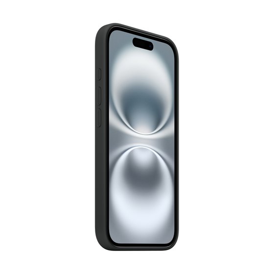 Funda de silicona con MagSafe para el iPhone 16 - Negro