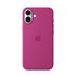 Funda de silicona con MagSafe para el iPhone 16 Plus - Fucsia