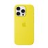 Funda de silicona con MagSafe para el iPhone 16 Pro - Amarillo carambola