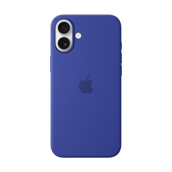 Funda de silicona con MagSafe para el iPhone 16 Plus - Azul ultramar