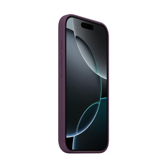 Funda de silicona con MagSafe para el iPhone 16 Pro - Ciruela