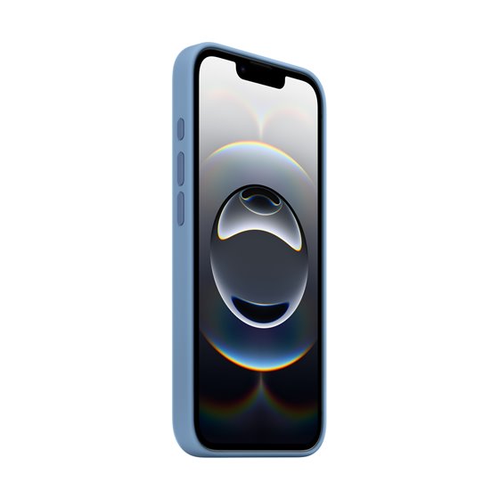 Funda de silicona para el iPhone 16e - Azul invierno