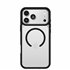 React MagSafe Series para Apple iPhone 17 Pro Max, negro Crystal, transparente/negro
