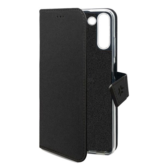 WALLY funda para teléfono móvil 16,5 cm (6.5") Funda cartera Negro