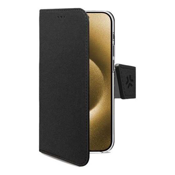 WALLYMAG funda para teléfono móvil 16,5 cm (6.5") Funda cartera Negro
