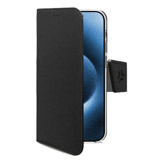 WALLYMAG funda para teléfono móvil 17,5 cm (6.9") Funda cartera Negro