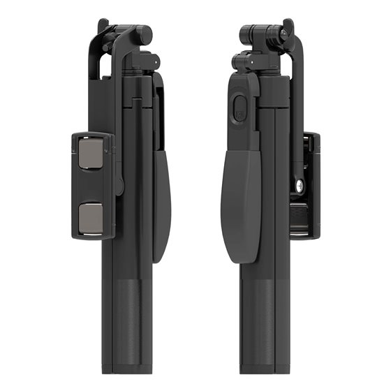 Palo Tripode Para Selfie Con Mando A Distancia Bluetooth 3 En 1, Negro