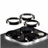 Hoops® Metal Camera Lens Protector Black iPhone 15 Pro | 15 Pro Max Protector de pantalla Apple 1 pieza(s)