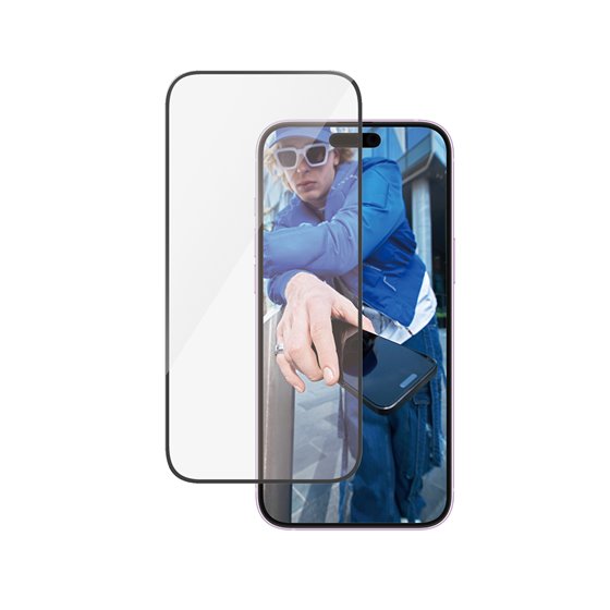 Screen Protector iPhone 16 Plus | 15 Plus | Ultra-Wide Fit Protector de pantalla Apple 1 pieza(s)