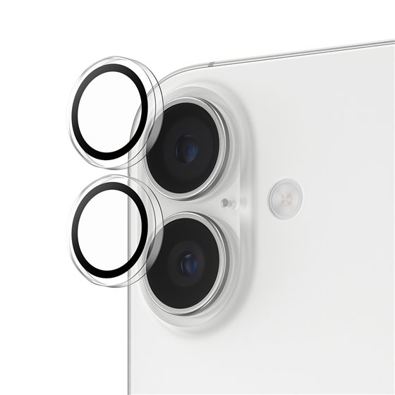 Hoops® Camera Lens Protector Transparent iPhone 17 | iPhone 16 | 16 Plus Protector de pantalla Apple 1 pieza(s)