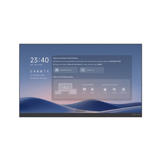LX138V07 pantalla para sala de reuniones 3,51 m (138") 1920 x 1080 Pixeles LED Wi-Fi 6 (802.11ax) Negro Bluetooth