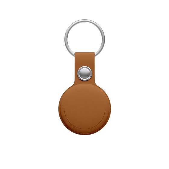 EasyTag Dual iOS & Android Blanco con Llavero Marrón